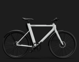 white bike on sport frame